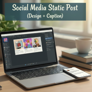 Social Media Static Post (Design + Caption)