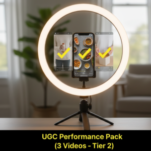 UGC Performance Pack (3 Videos – Tier 2)